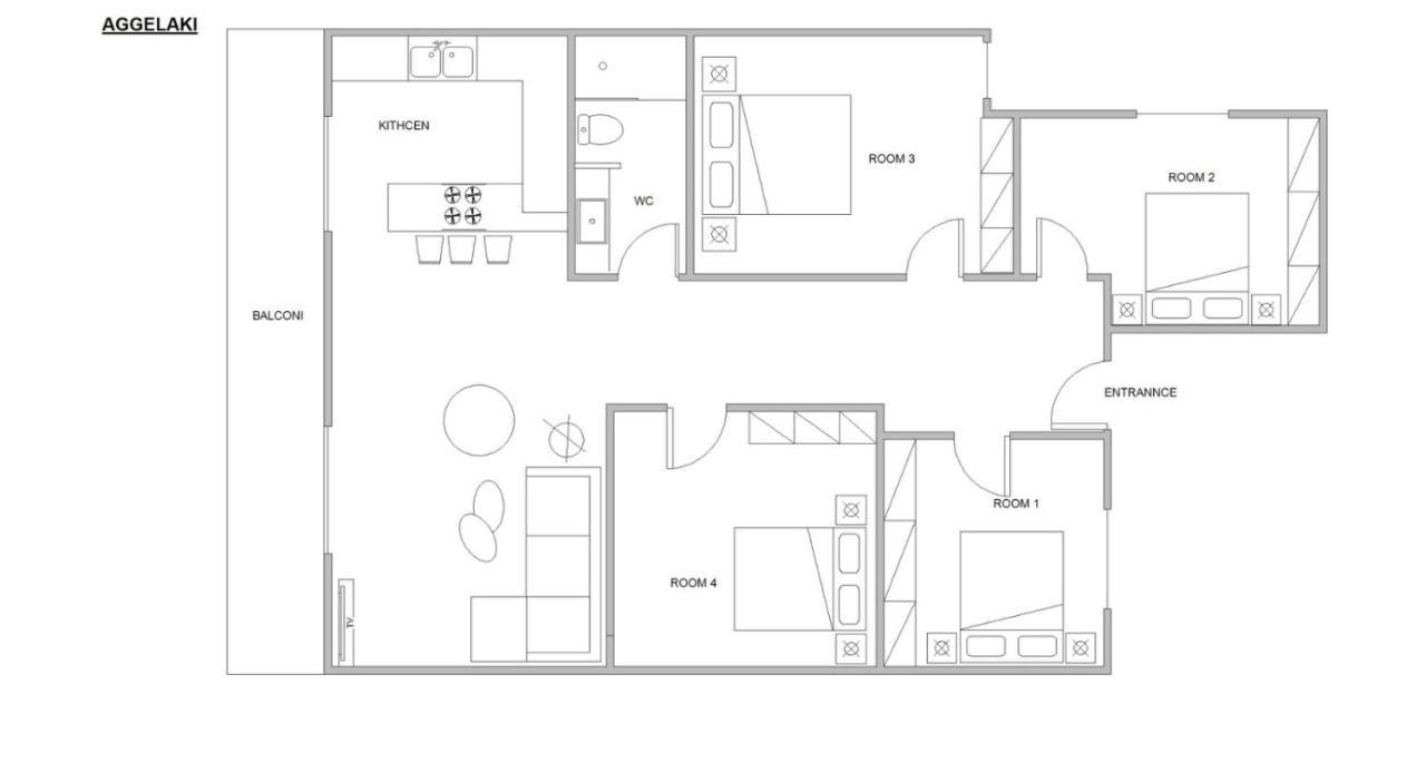 테살로니키 Houseloft Grand Vista 아파트 외부 사진